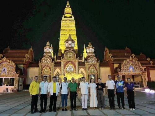 ร่วมลงพื้นที่ตรวจติดตามการเตรียมความพร้อมการร่วมสักการะพระบรมสารีริกธาตุของสมเด็จพระสัมมาสัมพุทธเจ้า และพระอรหันตธาตุของอัครสาวกซ้าย-ขวา พระสารีบุตร และพระโมคคัลลานะ